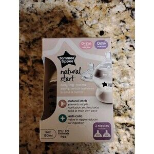 Tomme Tippee Closer To Nature 5oz Anti-Colic Bottle New